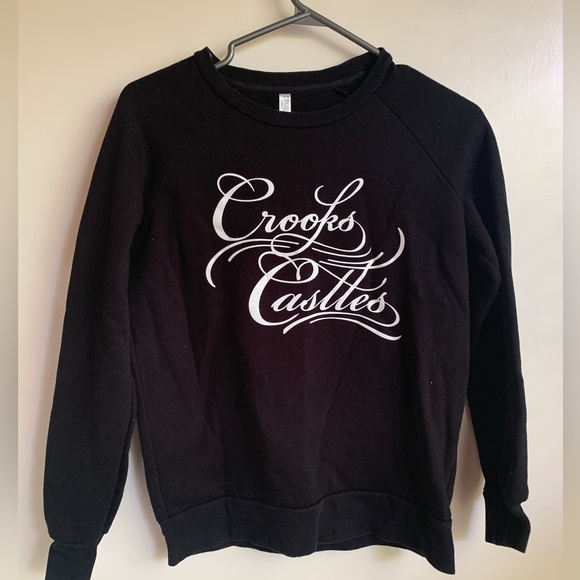 Crooks and Castles black crewneck - Picture 1 of 3